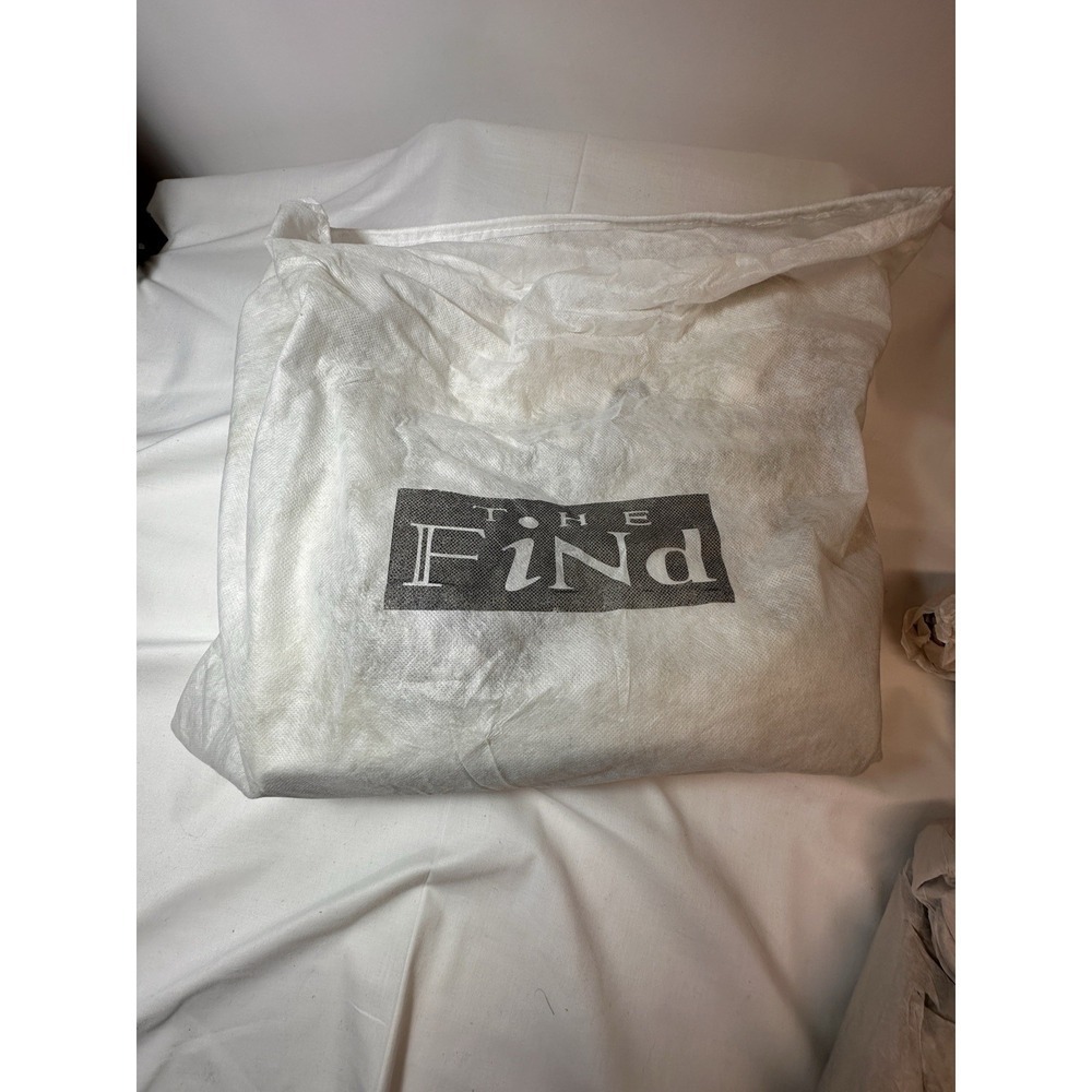 FzNd Large White Bag Purse With Dust Bag. Several additional handles. Prime cond - Picture 6 of 15